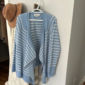Vineyard vines cashmere Blue and White Striped Women's Sweater